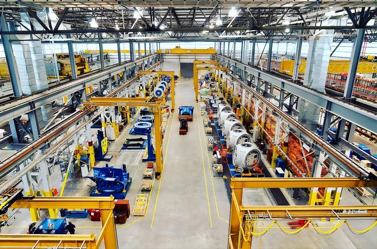 factory floor environment with machinery equipment
