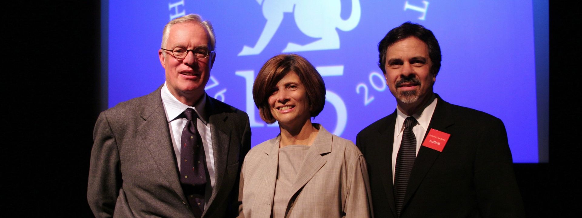 Architect Florence Knoll Bassett posing with the Collab Design Excellence Award