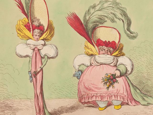 Following the Fashion, 1794, by James Gillray