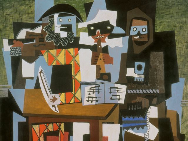 Three Musicians, 1921, by Pablo Ruiz y Picasso
