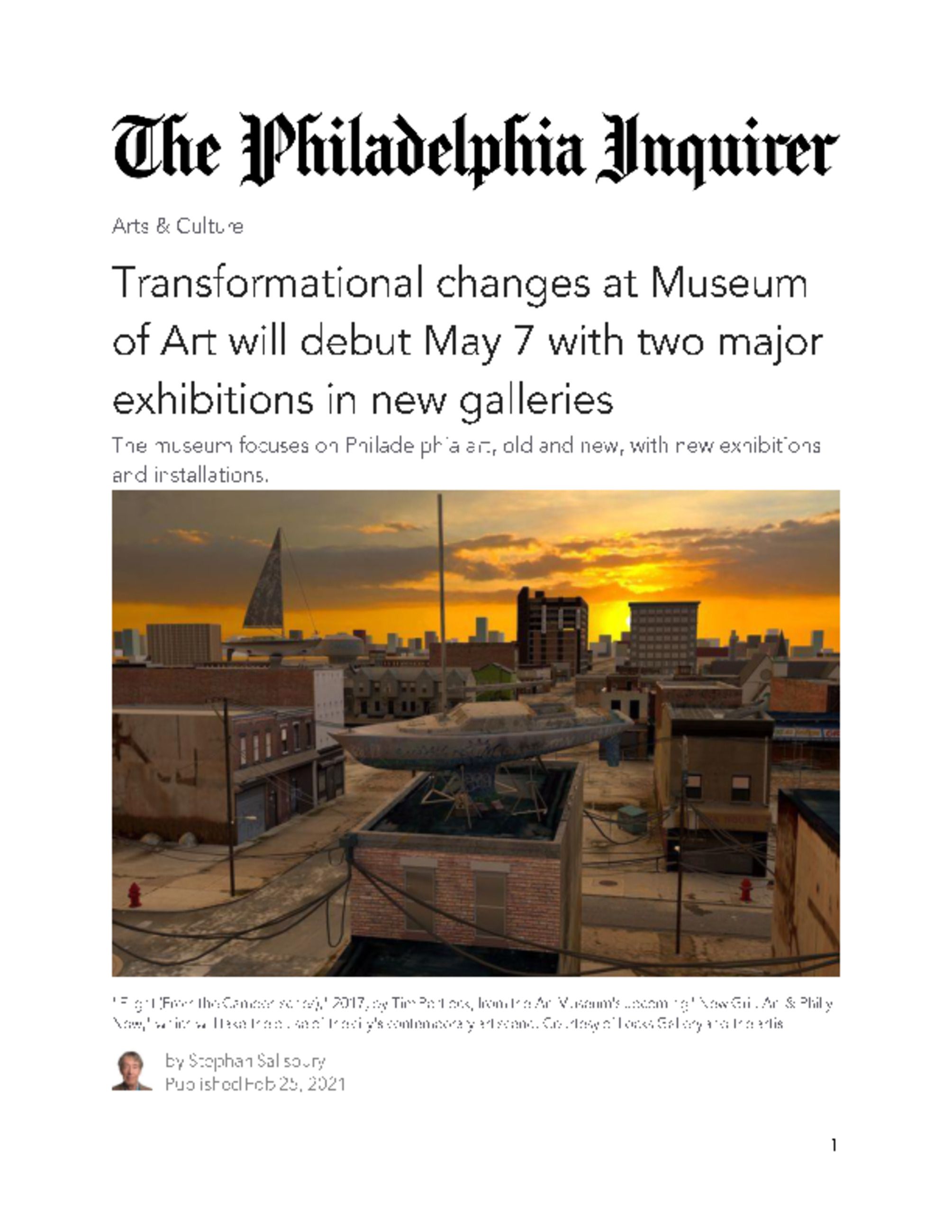 Transformational changes at Museum of Art will debut May 7 with two