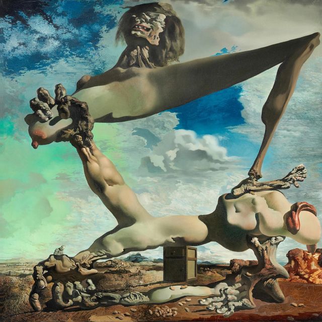 Soft Construction with Boiled Beans (Premonition of Civil War), 1936, Salvador Dalí, Spanish, 1904 - 1989, 1950-134-41
