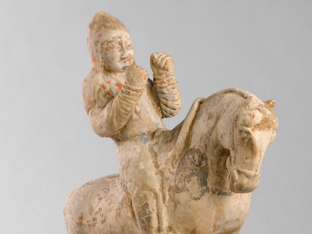 Musician on Horseback, mid–7th century, Chinese