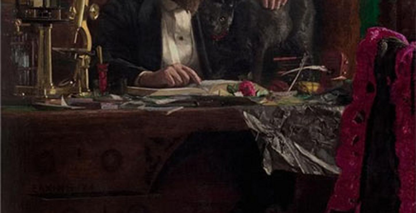 Portrait of Professor Benjamin H. Rand, 1874
Thomas Eakins, American 1844–1916 
Oil on canvas
Courtesy Crystal Bridges Museum of American Art, Bentonville, Arkansas