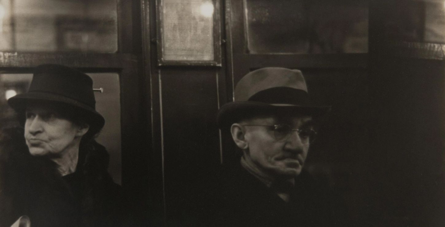 Subway Portrait, 1938, Artist/maker: Walker Evans, American, 1903 - 1975, 1999-31-1