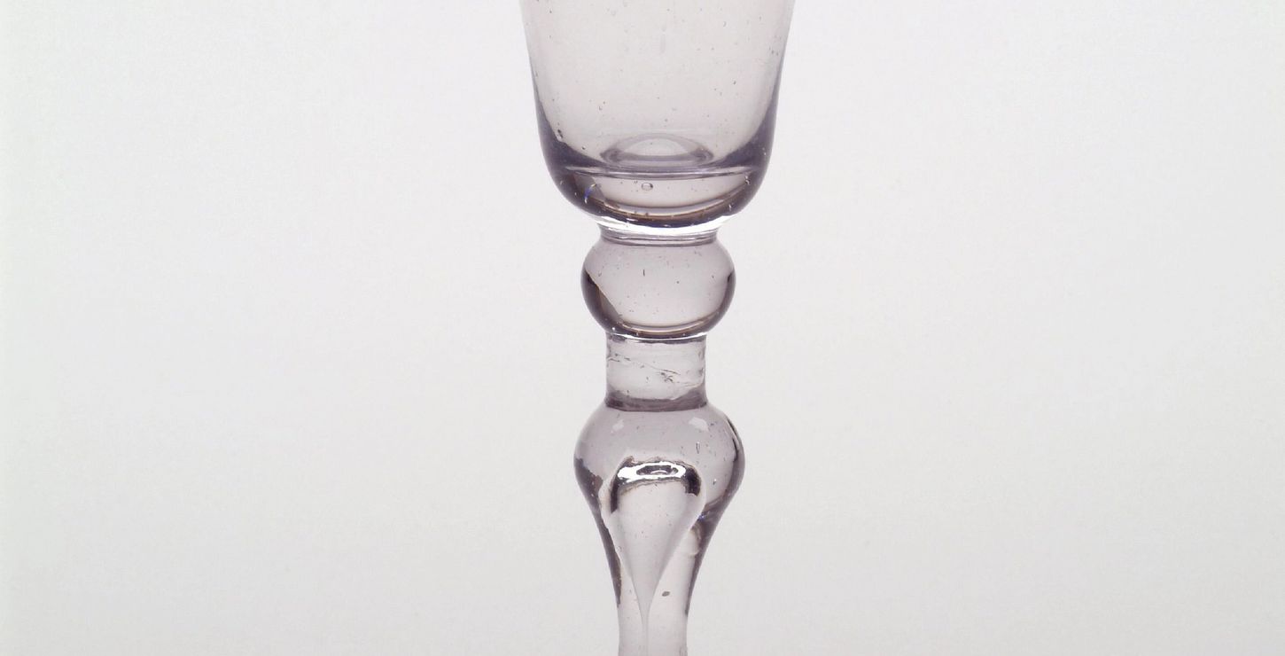 Wineglass, c. 1720-1730, Artist/maker unknown, English, 2005-85-9