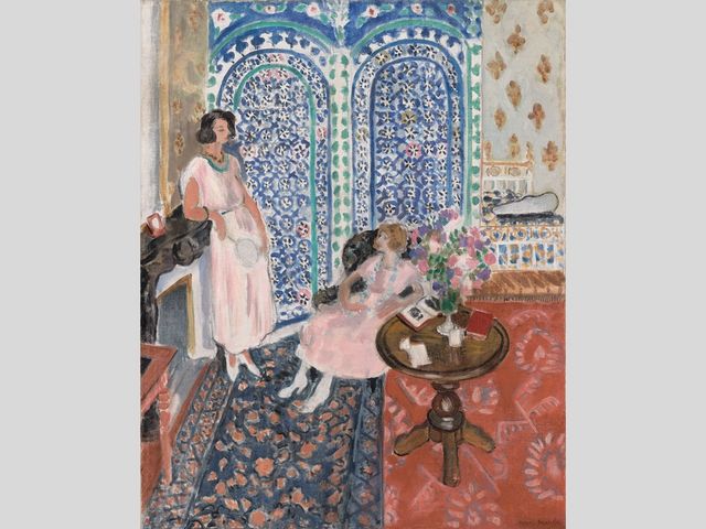 The Moorish Screen, 1921, by Henri Matisse