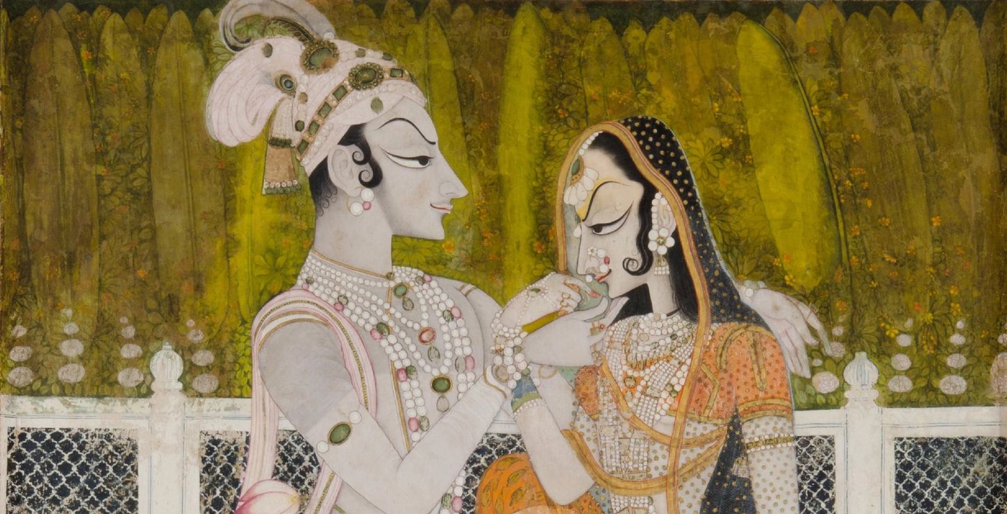 Krishna and Radha, c. 1750, Artist/maker unknown, Indian, 1984-72-1