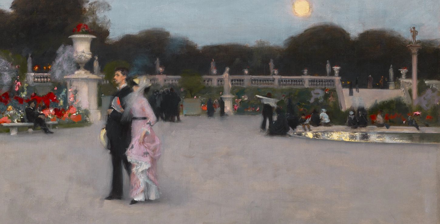<i>In the Luxembourg Gardens</i> (detail), 1879, by John Singer Sargent (American, 1856–1925)