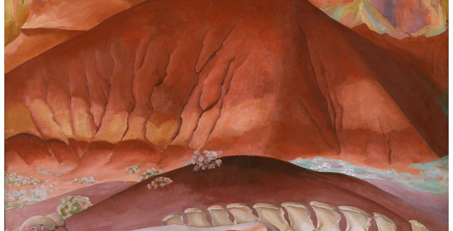 Red Hills and Bones, 1941, Georgia O'Keeffe, American, 1887 - 1986, 1949-18-109