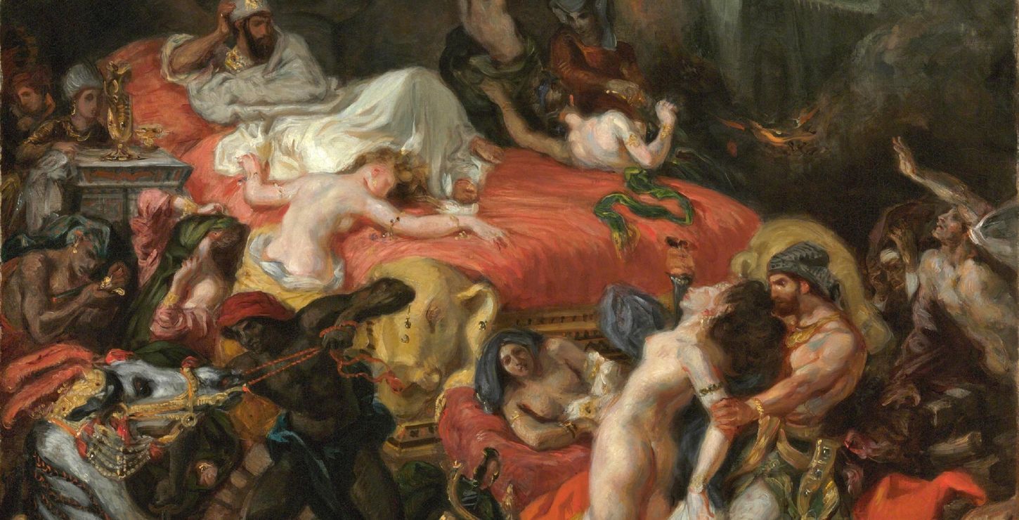 The Death of Sardanapalus, 1844, Ferdinand-Victor-Eugène Delacroix, French, 1798 - 1863, 1986-26-17