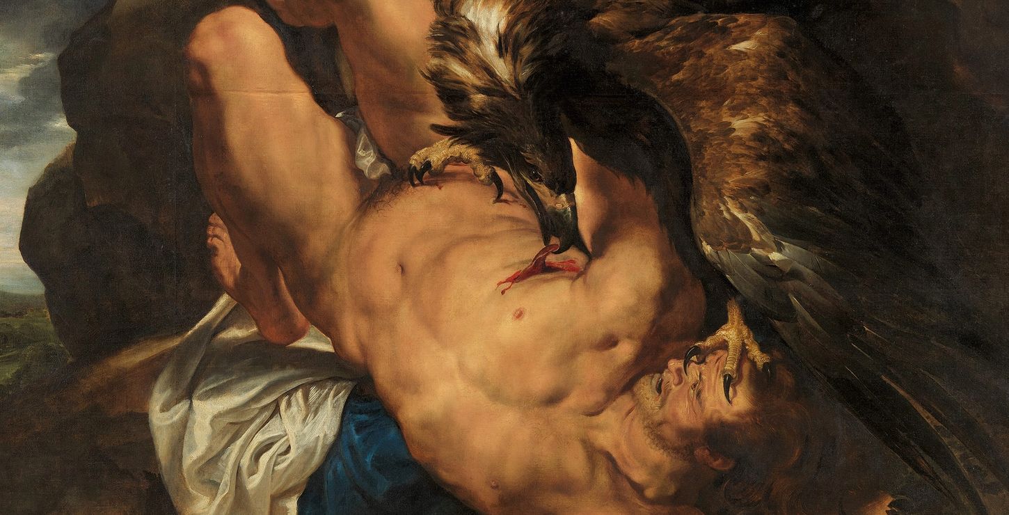 <i>Prometheus Bound</i> (detail), begun c. 1611–18, by Peter Paul Rubens (Flemish, 1577–1640) and Frans Snyders (Flemish, 1579–1657), W1950-3-1