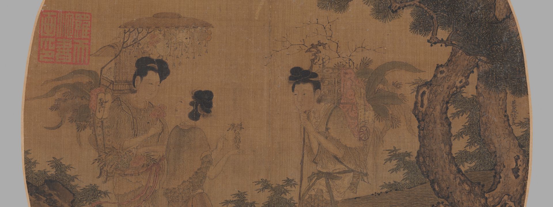 Female Immortals, 14th century, Chinese