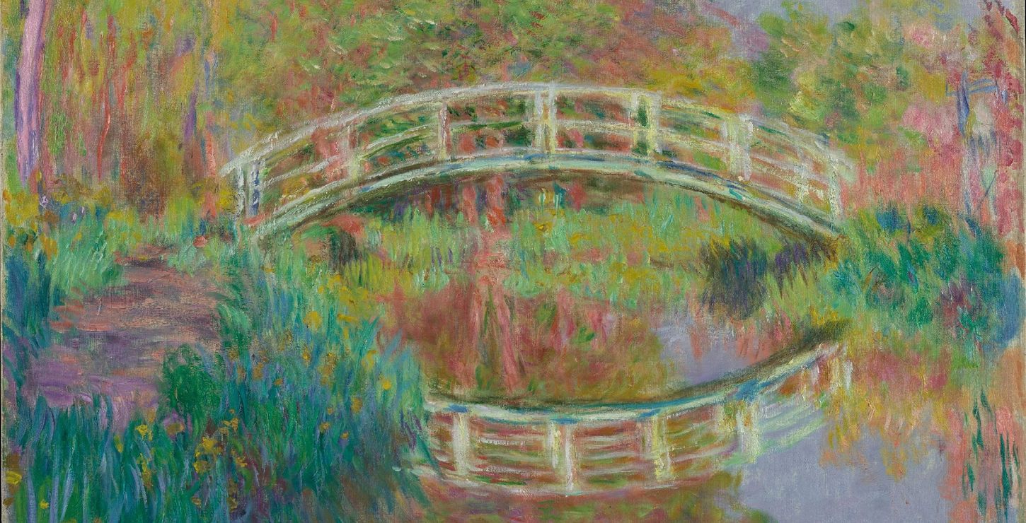 Japanese Footbridge, Giverny, 1895, Artist/maker: Claude Monet, French, 1840 - 1926, 1993-151-2