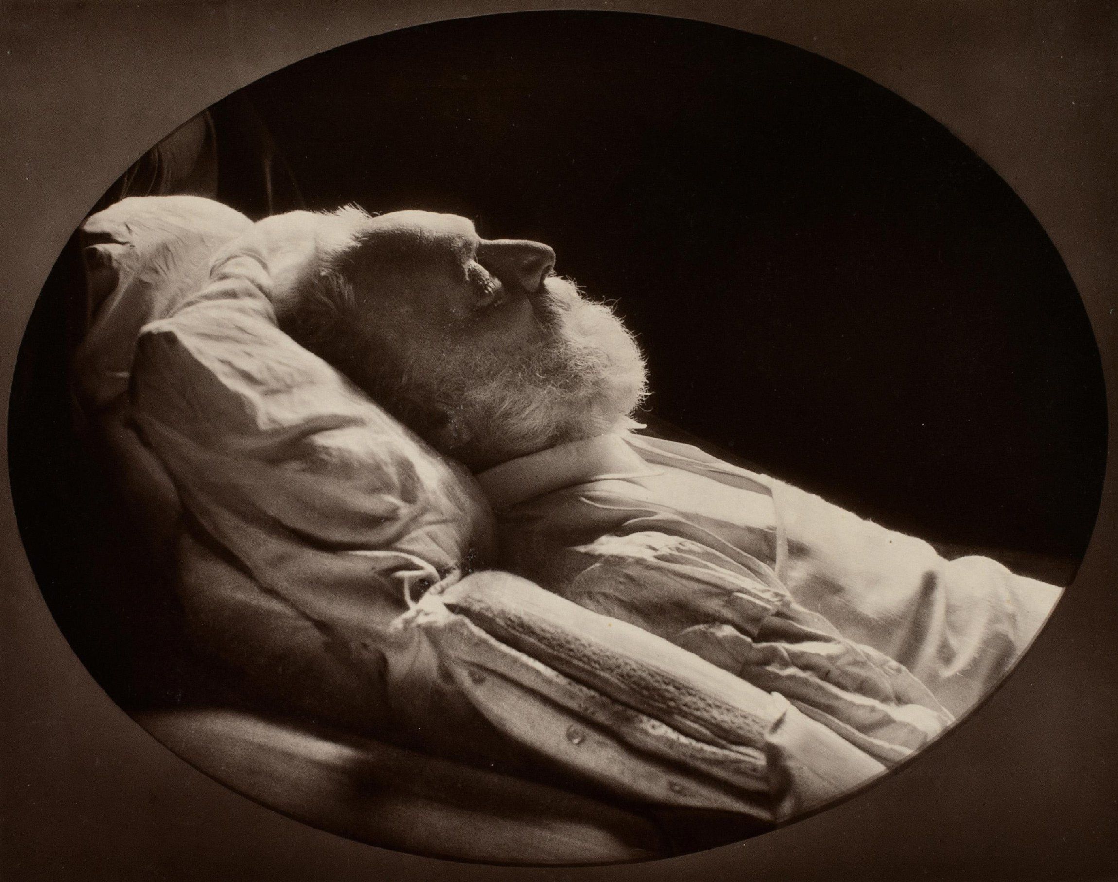 Victor Hugo on his Death Bed, 1885 (negative); 1885-1930s (print), Nadar, French, 1820 - 1910, 2014-199-141
