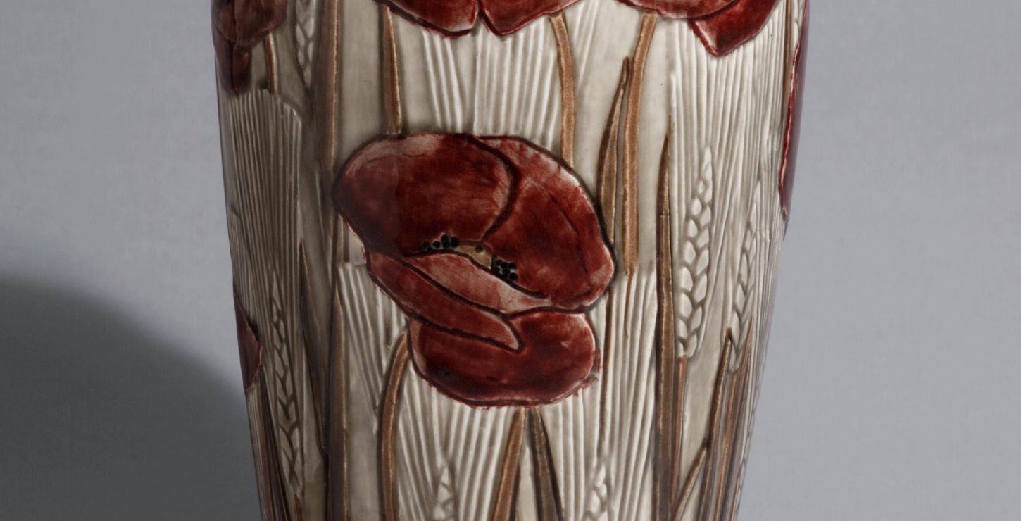 Vase, 1927, Made by Rookwood Pottery, Cincinnati, Ohio, 1880 - 1960.  Decorated by Kitaro Shirayamadani, Japanese (active United States), 1865 - 1948, active at Rookwood Pottery, 1887 - 1911 and 1921 - 1948, 2002-21-59