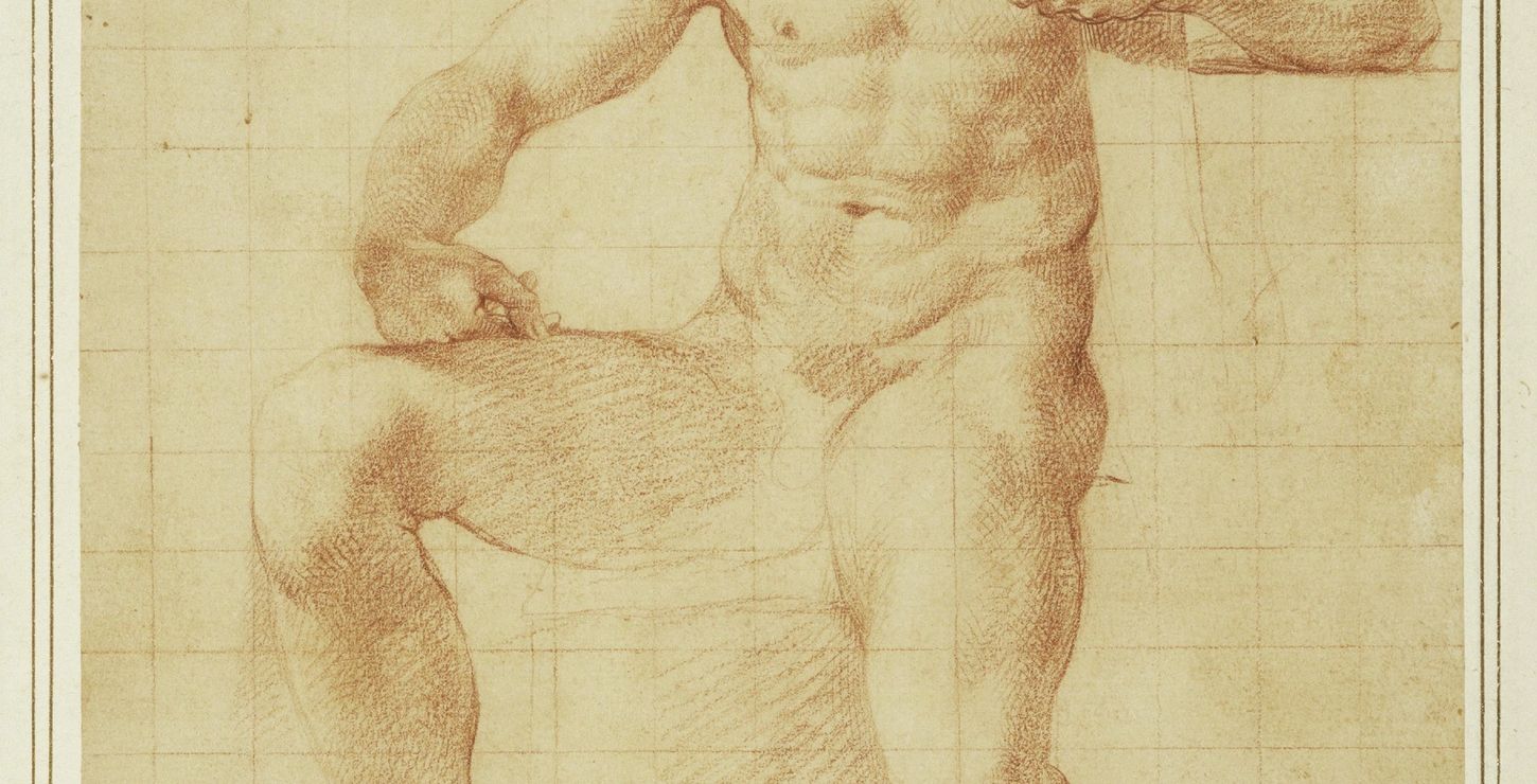 Study of Hercules for "The Choice of Hercules", 1740-1742, Pompeo Girolamo Batoni, Italian, 1708 - 1787, 1978-70-159