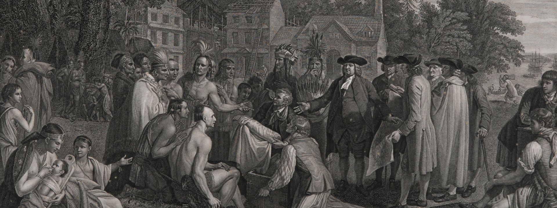 William Penn’s Treaty with the Indians, when he founded the Province of Pennsylvania in North America 1681, 1775, by John Hall