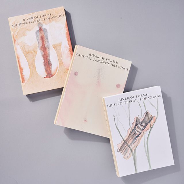 River of Forms: Giuseppe Penone&apos;s Drawings catalog book covers