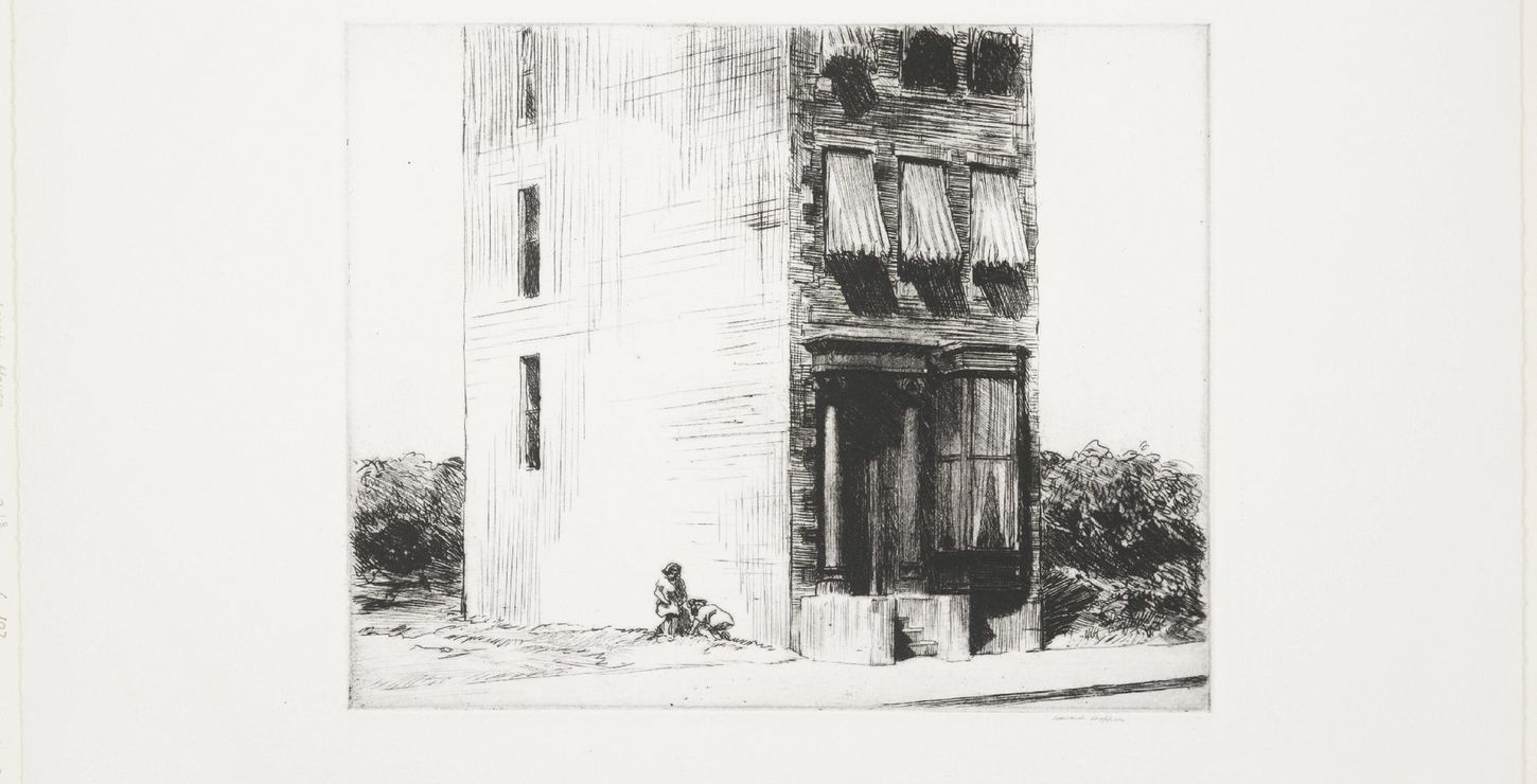 The Lonely House, 1922, Edward Hopper, American, 1882 - 1967, 1962-19-49
