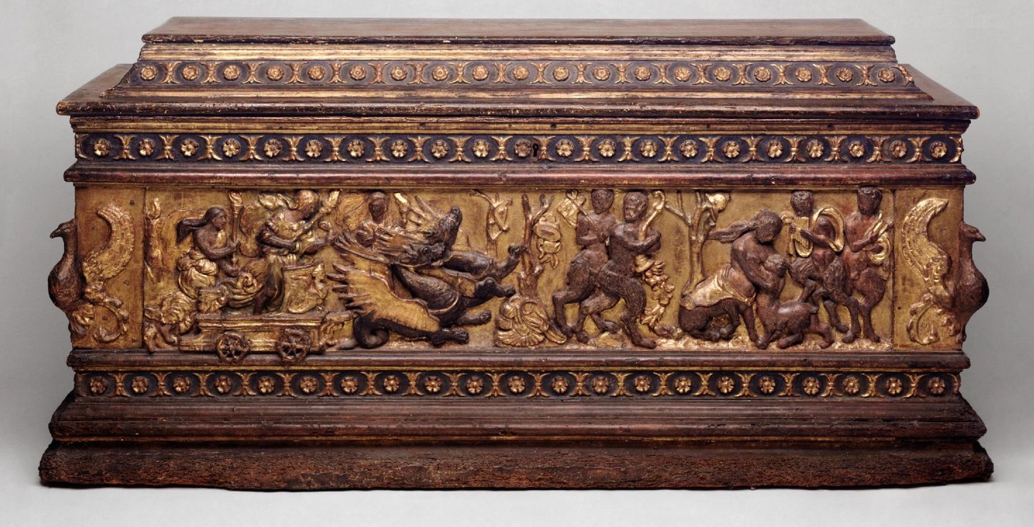 Marriage Chest with Ceres Searching for Her Daughter, Proserpina, 1475-1500, Artist/maker unknown, Italian, 1944-15-7