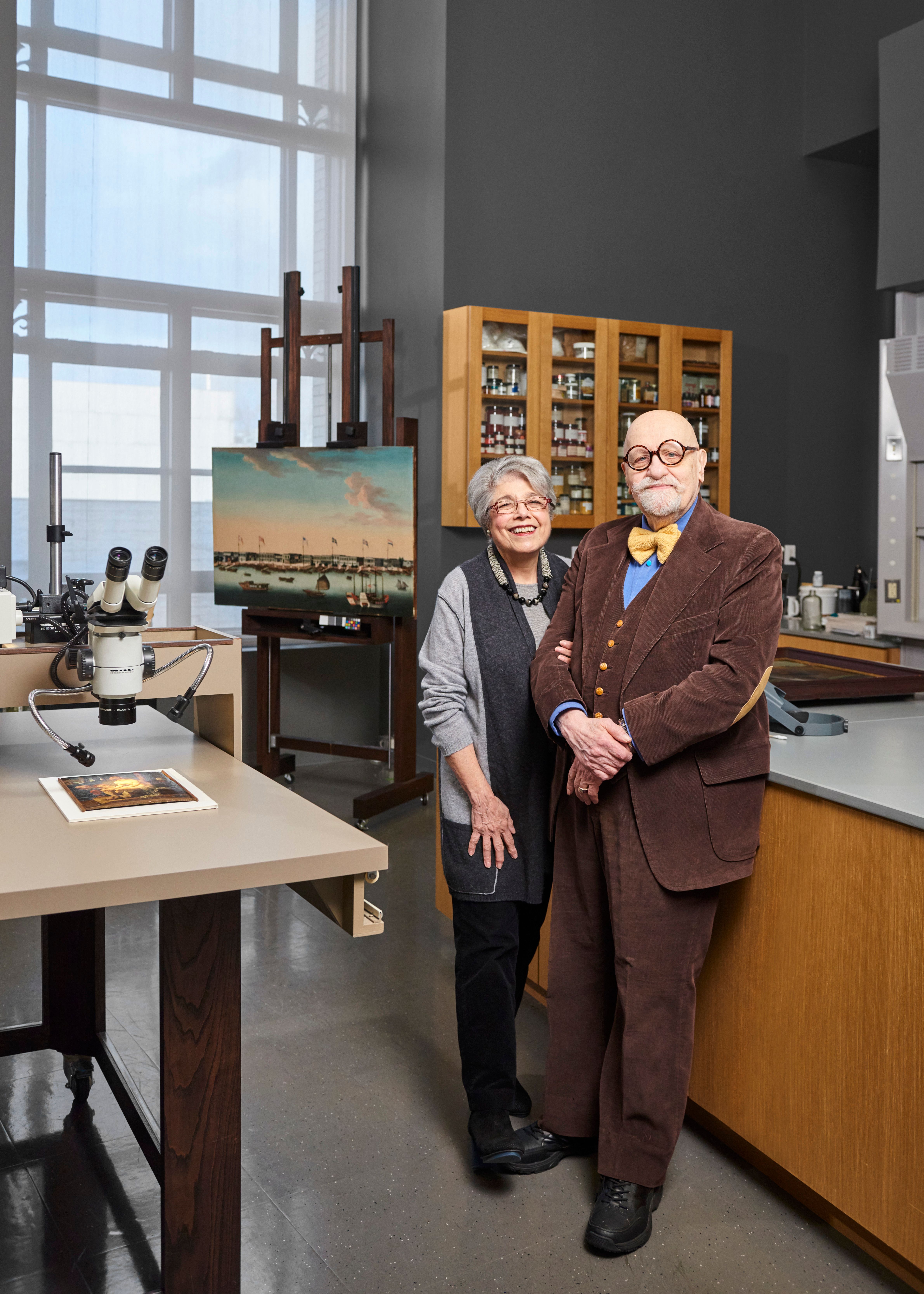 Donors Alma Alabilikian and Peter Paone