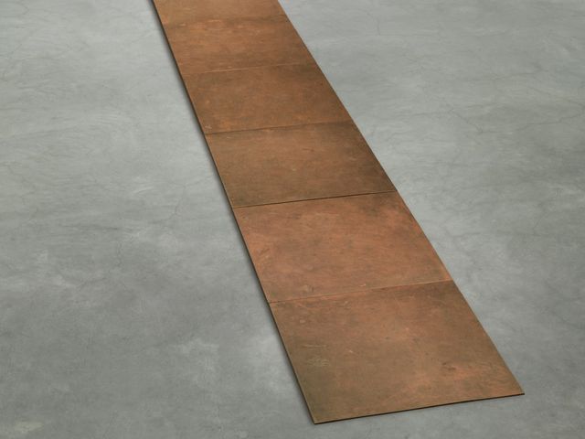 Seventeenth Copper Cardinal, 1977, by Carl Andre