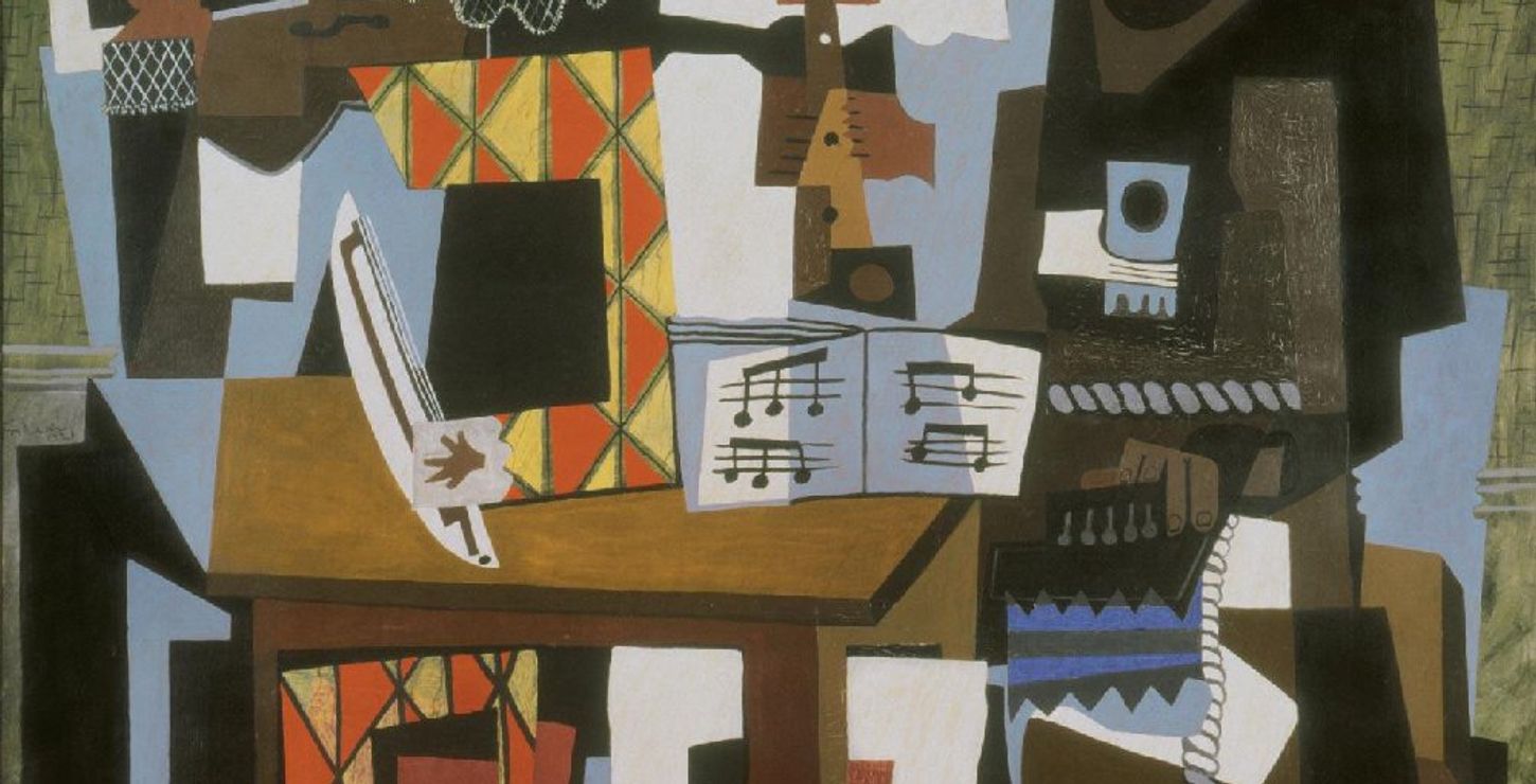 Three Musicians, 1921, Artist/maker: Pablo Ruiz y Picasso, Spanish, 1881 - 1973, 1952-61-96