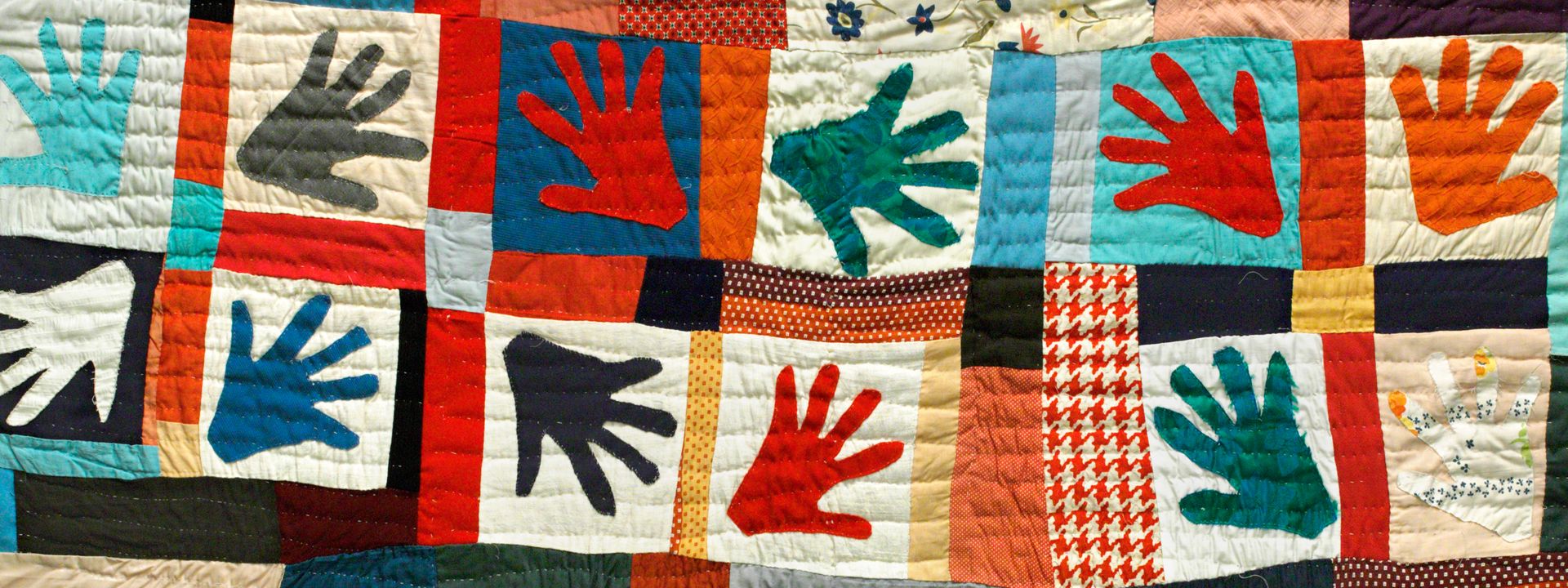 &quot;Hands&quot; Quilt, 1980, by Sarah Mary Taylor