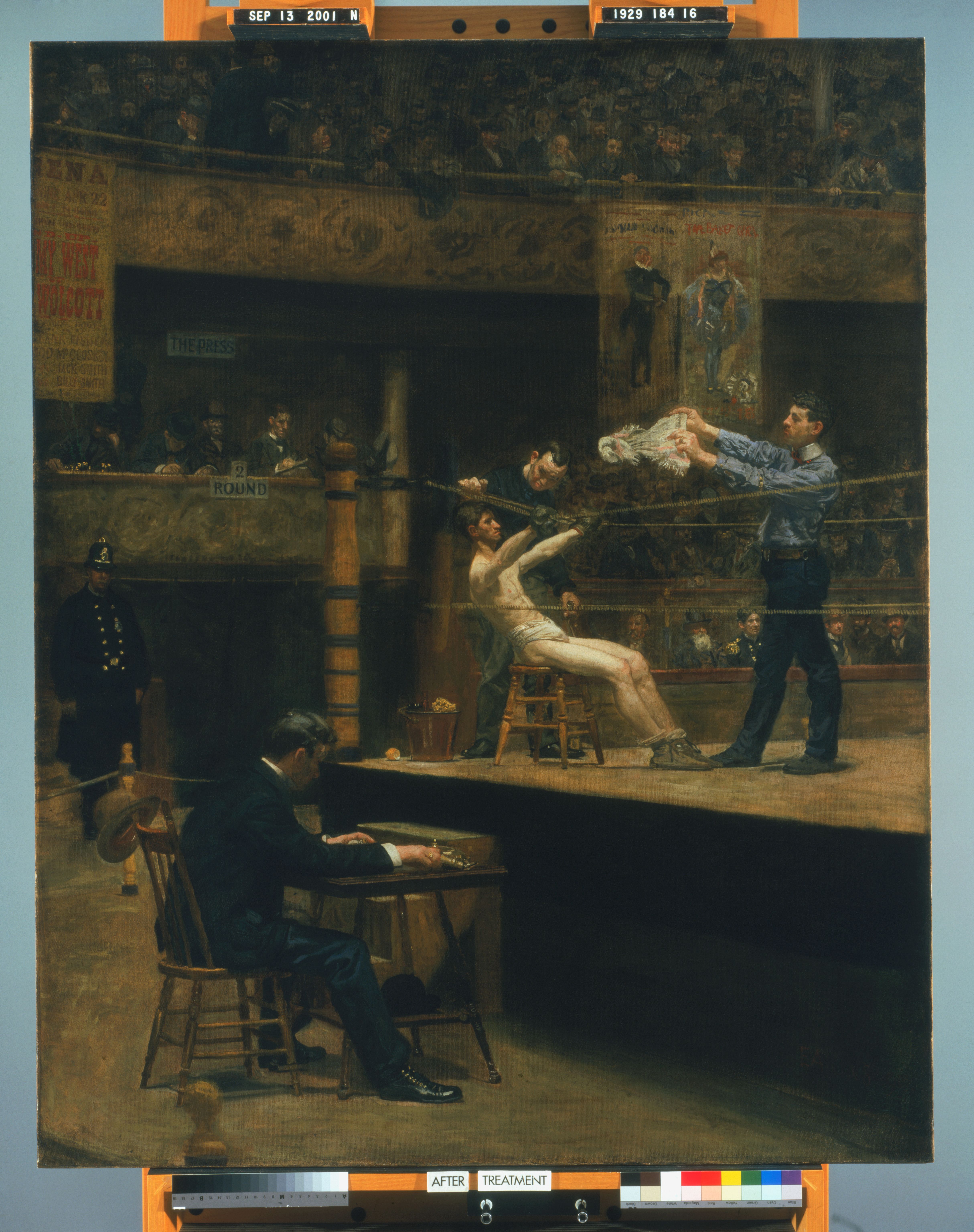 Between Rounds, 1898–99, by Thomas Eakins