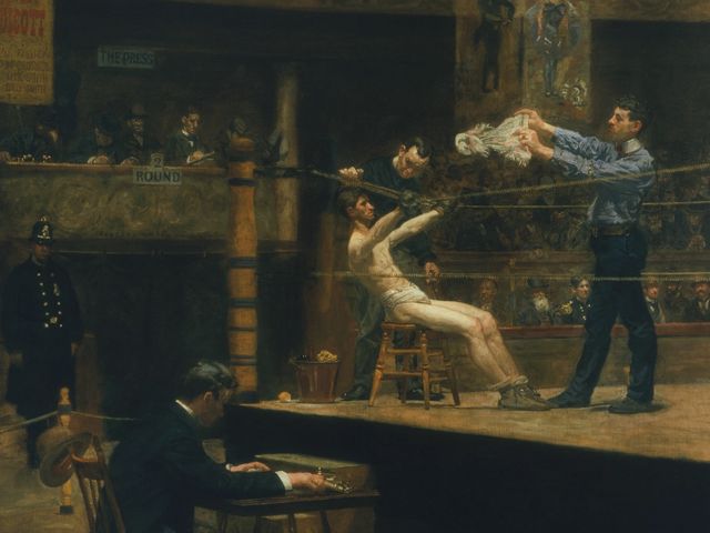 Between Rounds, 1898–99, by Thomas Eakins