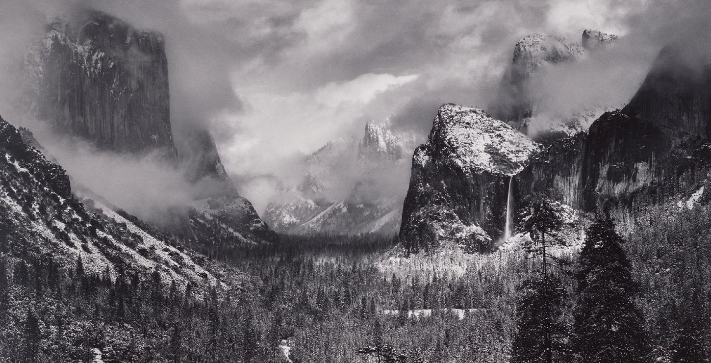 Clearing Winter Storm, Yosemite National Park, c. 1937 (negative); 1976-1977 (print), Ansel Adams, American, 1902 - 1984, 1976-213-54