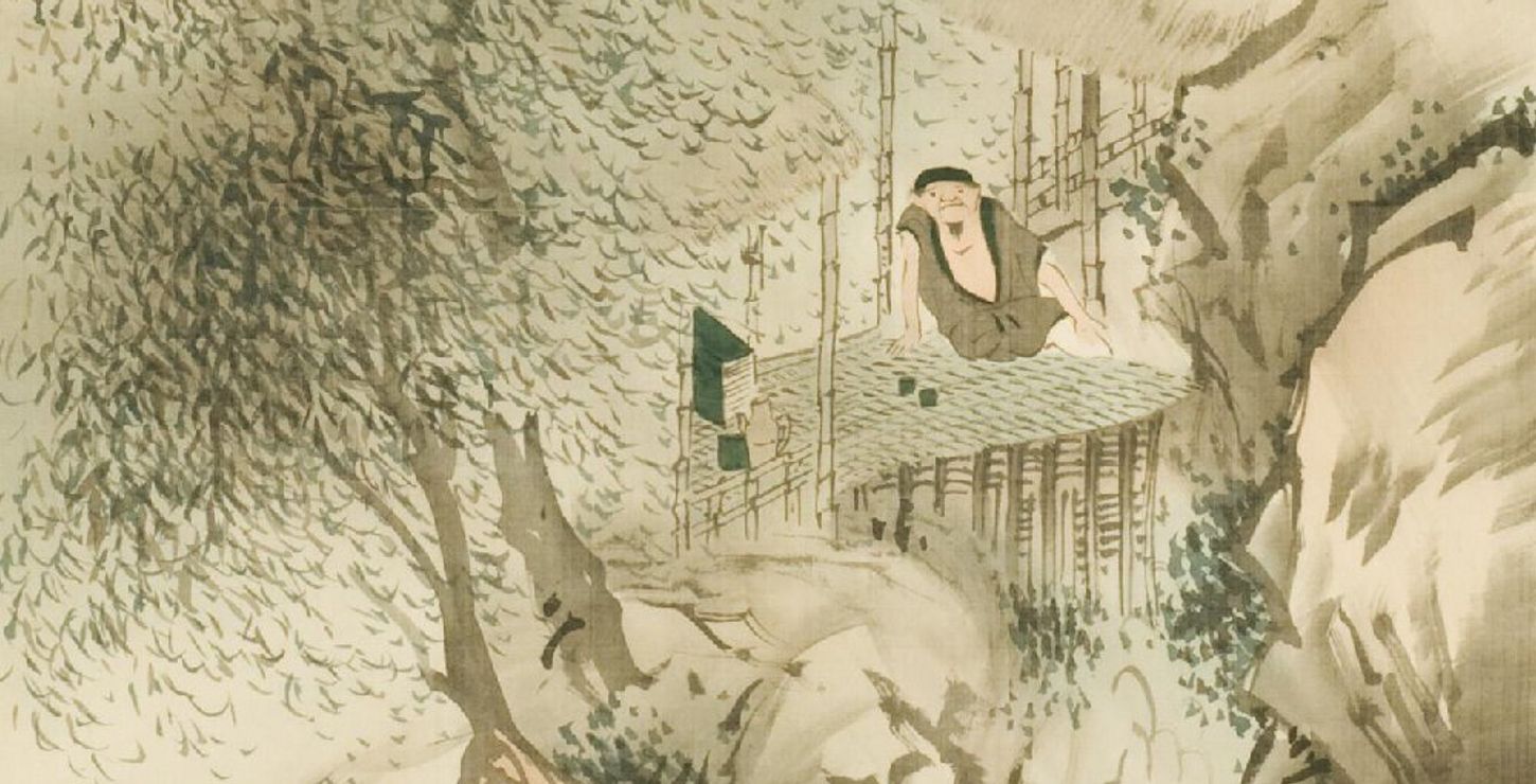 Catching Fish under Willows in the Rain (Summer), c. 1800, Yokoi Kinkoku, Japanese, 1761 - 1832, 2009-5-1
