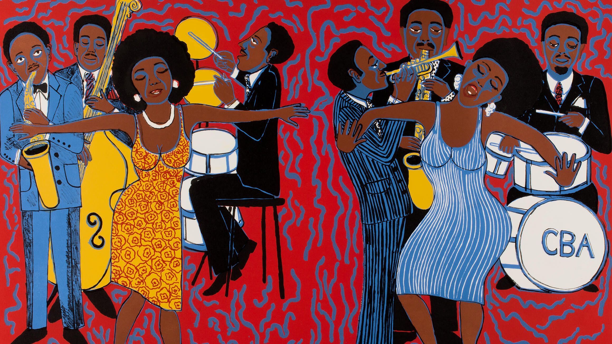 Somebody Stole My Broken Heart, 2004–05, by Faith Ringgold