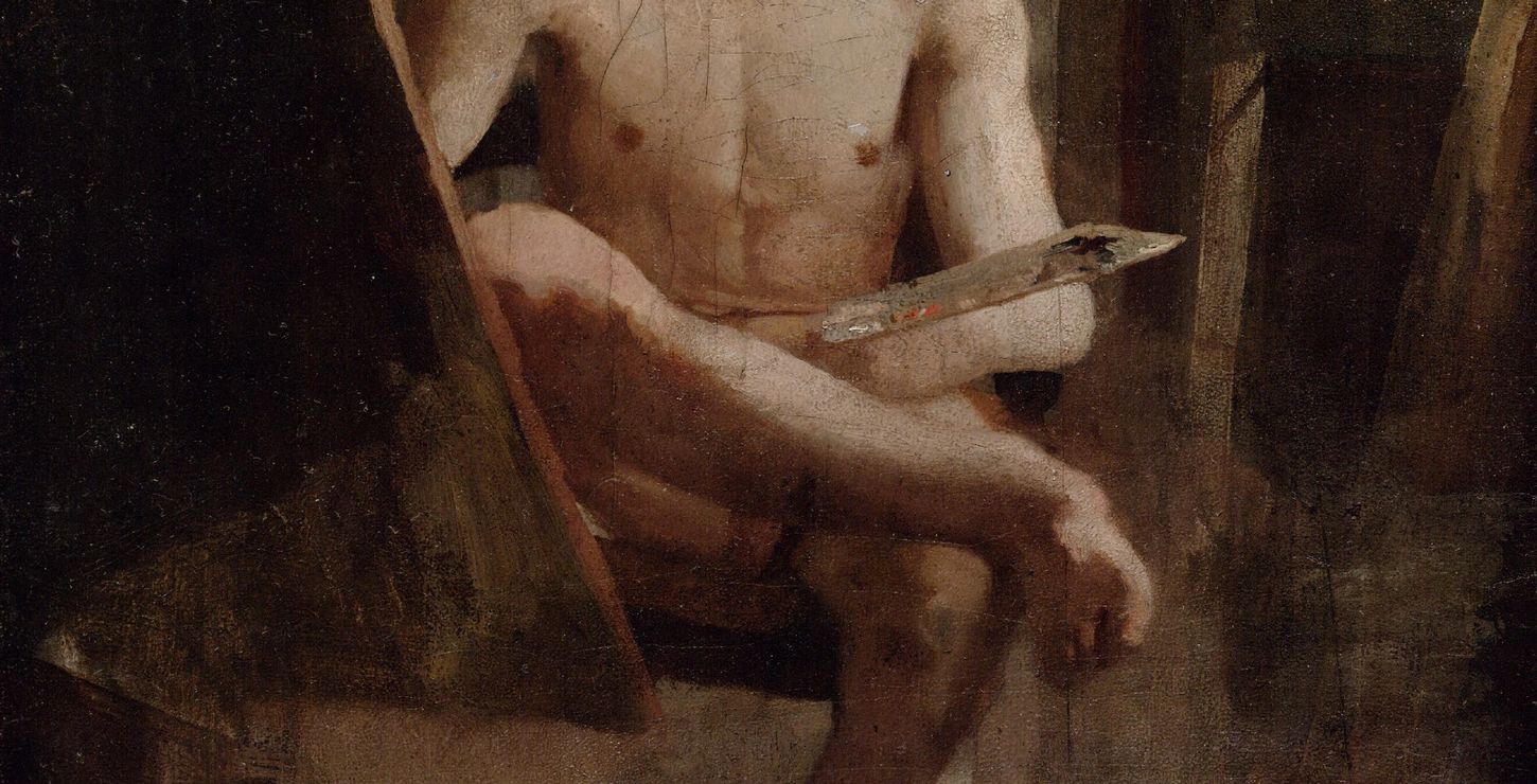 A Young Art Student (Portrait of Thomas Eakins), c. 1860-1865, Charles Lewis Fussell, American, 1840 - 1909, 1946-73-1