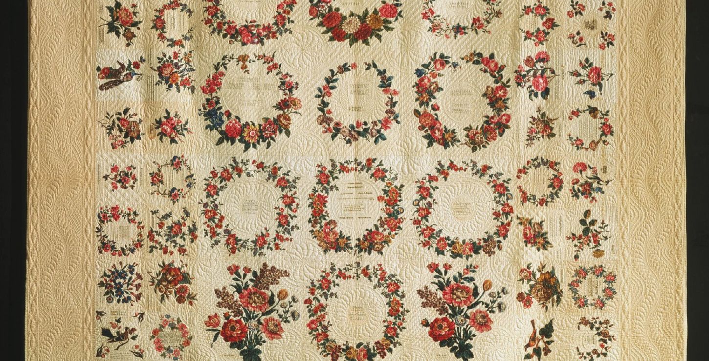 Quilt, 1846-1850, Probably made by the Sewing Society of the First Baptist Church, Philadelphia, 1982-134-1