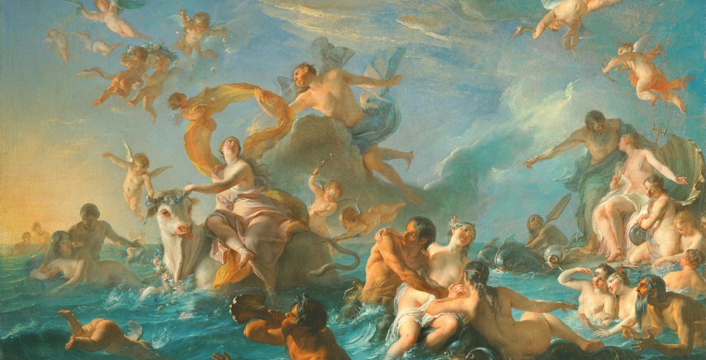 The Abduction of Europa, 1727, Noël-Nicolas Coypel, French, 1690 - 1734, 1978-160-1