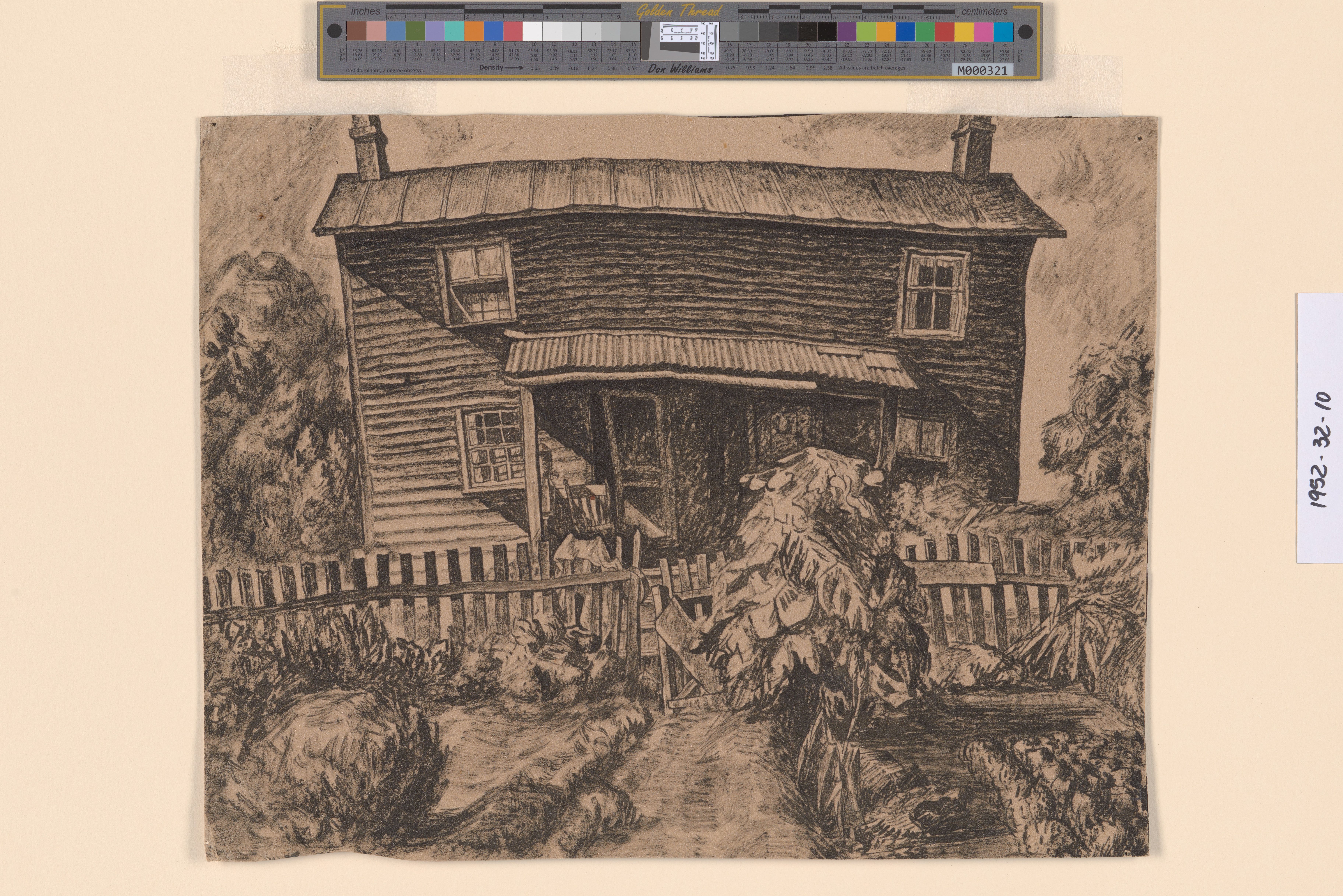 Tumble Timbers (study drawing), c. 1925–26, by Wanda Gág