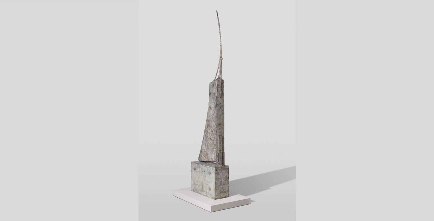 Victory, conceived 1987, cast 2005, by Cy Twombly