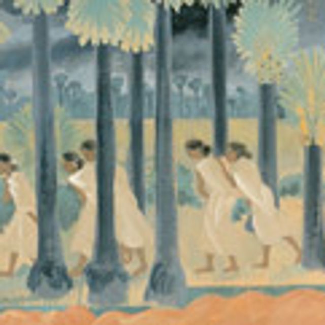 &lt;i&gt;New Clouds&lt;/i&gt;, 1937
Nandalal Bose, Indian
Tempera on paper
National Gallery of Modern Art, New Delhi, 4804