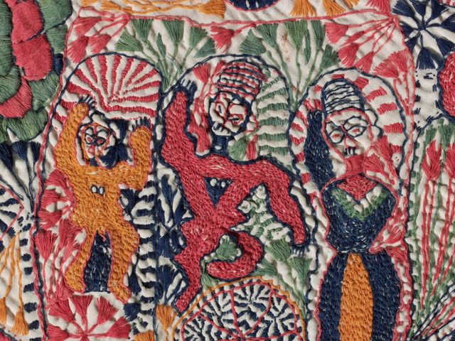 Kantha (Embroidered Quilt), second half of 19th century, Bengali
