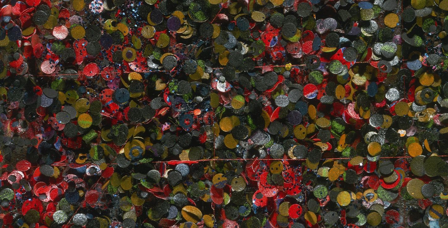 Untitled No. 89 (detail), 1977, by Howardena Pindell