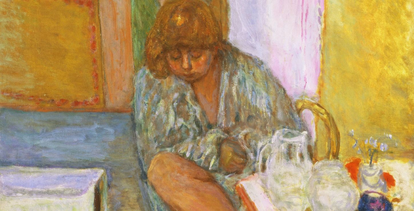 After the Shower (detail), 1914, by Pierre Bonnard