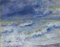 <i>The Wave</i>, 1879
Pierre-Auguste Renoir
Oil on canvas
25 x 39 in. 
The Art Institute of Chicago
Mr. And Mrs. Potter Palmer Collection