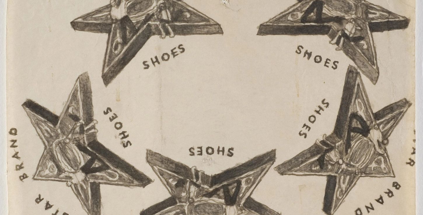 Untitled (STAR BRAND SHOES "kaleidoscope"), Date unknown, James Castle, American, 1899 - 1977, 2007-121-18