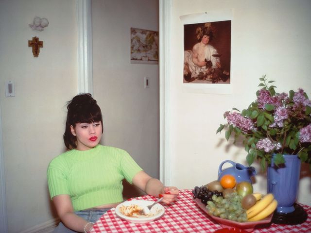 Gina at Bruce’s Dinner Party, New York City, 1991, by Nan Goldin