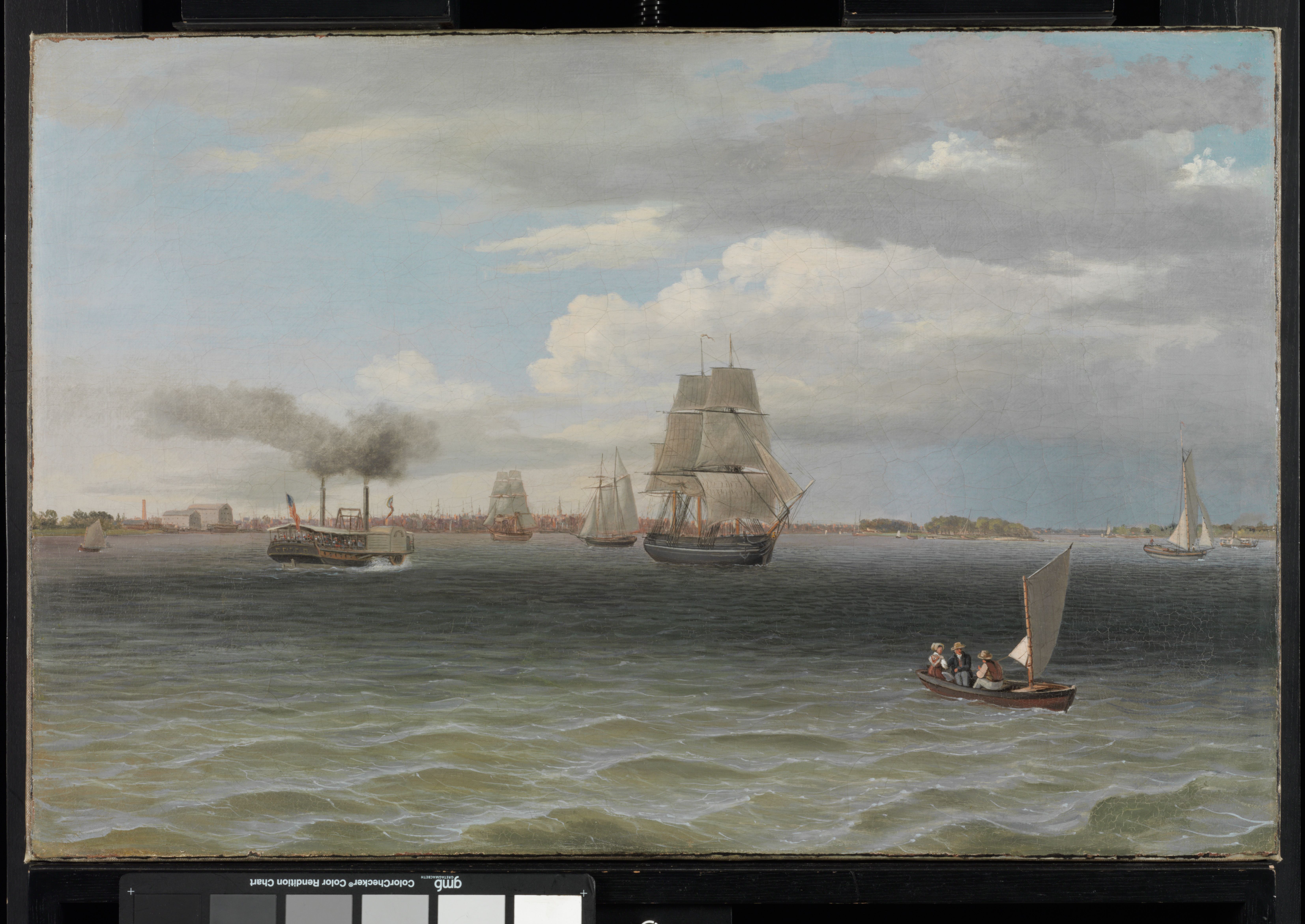 Philadelphia Harbor, c. 1835–50, by Thomas Birch