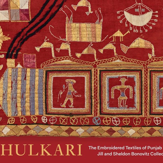 Front Cover of "Phulkari: The Embroidered Textiles of Punjab from the Jill and Sheldon Bonovitz Collection"