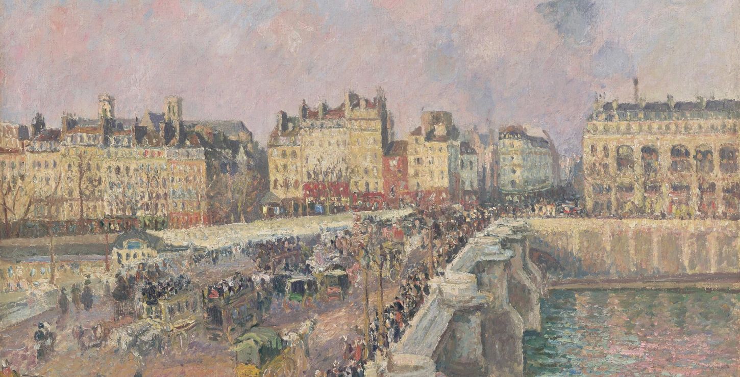 Afternoon Sunshine, Pont Neuf, 1901, Camille Pissarro, French, 1830 - 1903, 1978-1-24