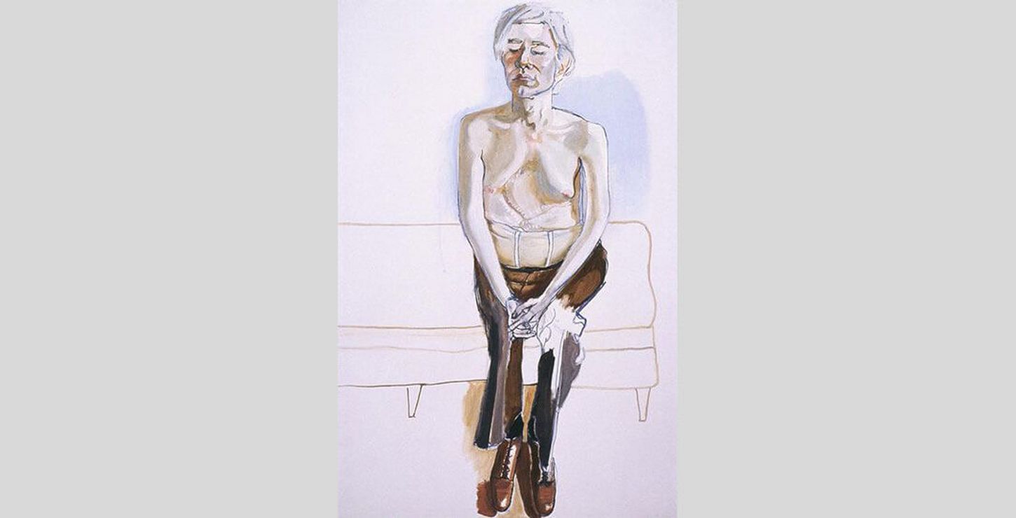 Andy Warhol, 1970, by Alice Neel